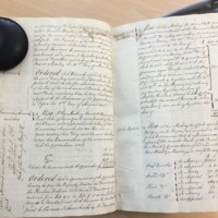 Forehoe Hundred - House of Industry Minute Book 1805-1807 p322-323 image 1
