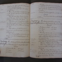 St Andrew Undershaft - Workhouse Minute Book 1748-1780 p254-255 image 1