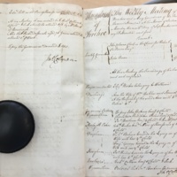 Forehoe Hundred - House of Industry Minute Book 1805-1807 p120-121 image 1