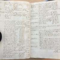 Forehoe Hundred - House of Industry Minute Book 1805-1807 p214-215 image 1