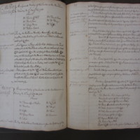 St Andrew Undershaft - Workhouse Minute Book 1732-1748 p74-75 image 1