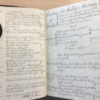 Forehoe Hundred - House of Industry Minute Book 1807-1809 p20-21 image 1
