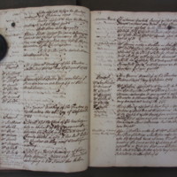 St Andrew Undershaft - Workhouse Minute Book 1732-1748 p18-19 image 1
