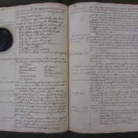 St Andrew Undershaft - Workhouse Minute Book 1732-1748 p106-107 image 1