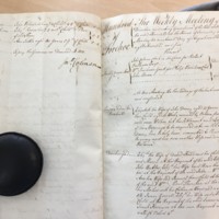 Forehoe Hundred - House of Industry Minute Book 1805-1807 p114-115 image 1