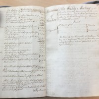 Forehoe Hundred - House of Industry Minute Book 1805-1807 p58-59 image 1