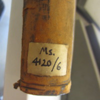 St Andrew Undershaft - Workhouse Minute Book 1822-1828 spine image 1