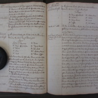 St Andrew Undershaft - Workhouse Minute Book 1732-1748 p54-55 image 1