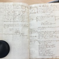 Forehoe Hundred - House of Industry Minute Book 1805-1807 p184-185 image 1
