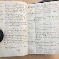 Forehoe Hundred - House of Industry Minute Book 1805-1807 p406-407 image 1