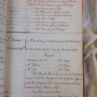 St Andrew Undershaft - Workhouse Minute Book 1780-1801 p9 image 1
