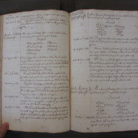 St Andrew Undershaft - Workhouse Minute Book 1732-1748 p122-123 image 1