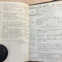Forehoe Hundred - House of Industry Minute Book 1805-1807 p526-527 image 1